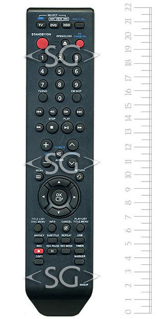 Пульт дистанционного управления для SAMSUNG 00053P (AK59-00053P)